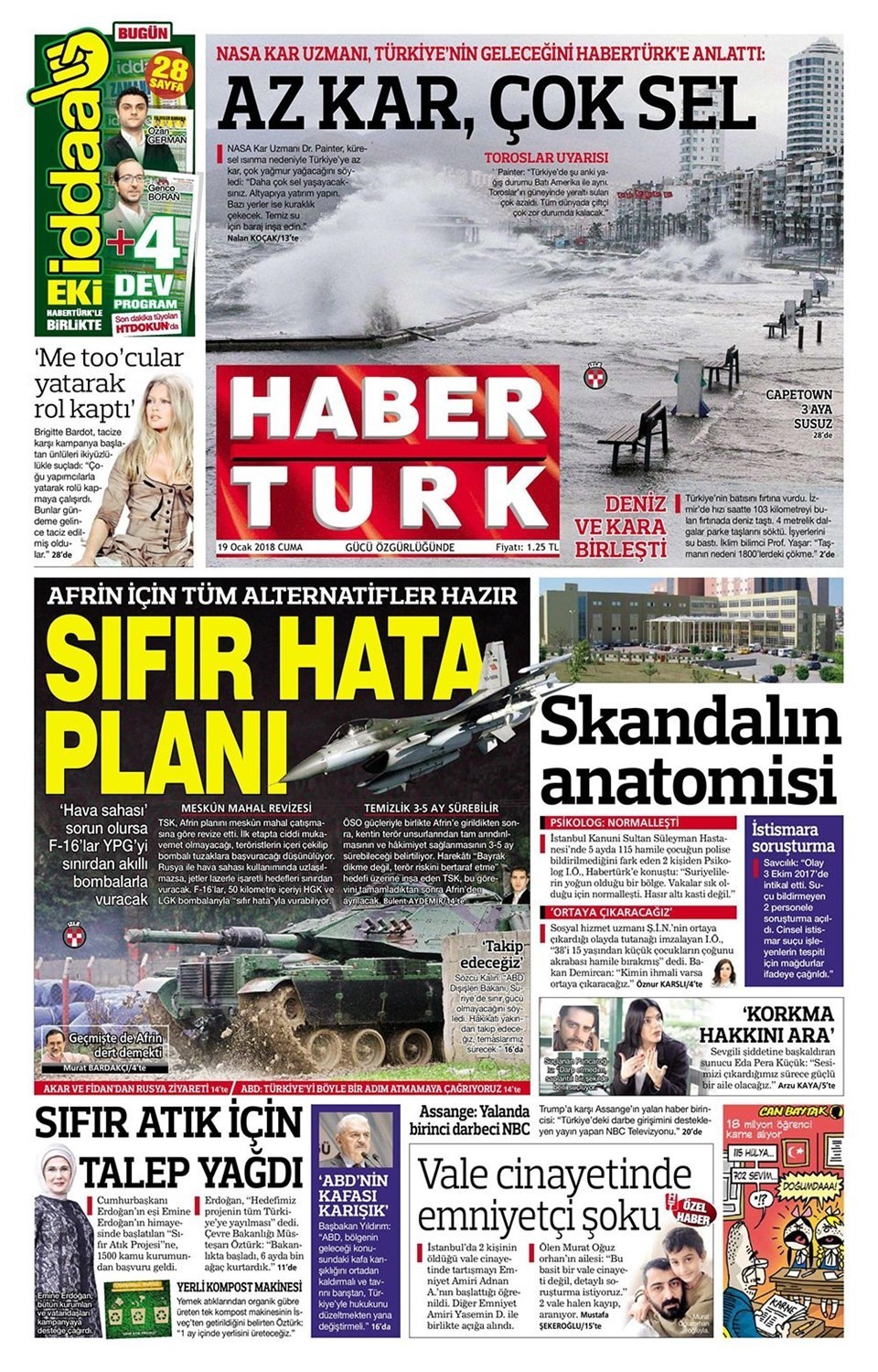 Günün gazete manşetleri (19 Ocak 2018) - Resim: 4