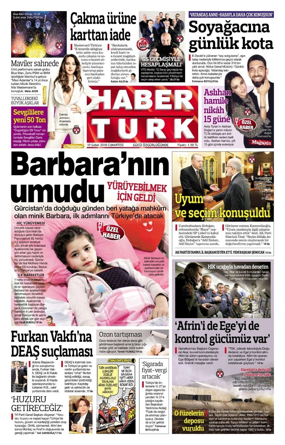 Günün gazete manşetleri (10 Şubat 2018) - Resim: 4
