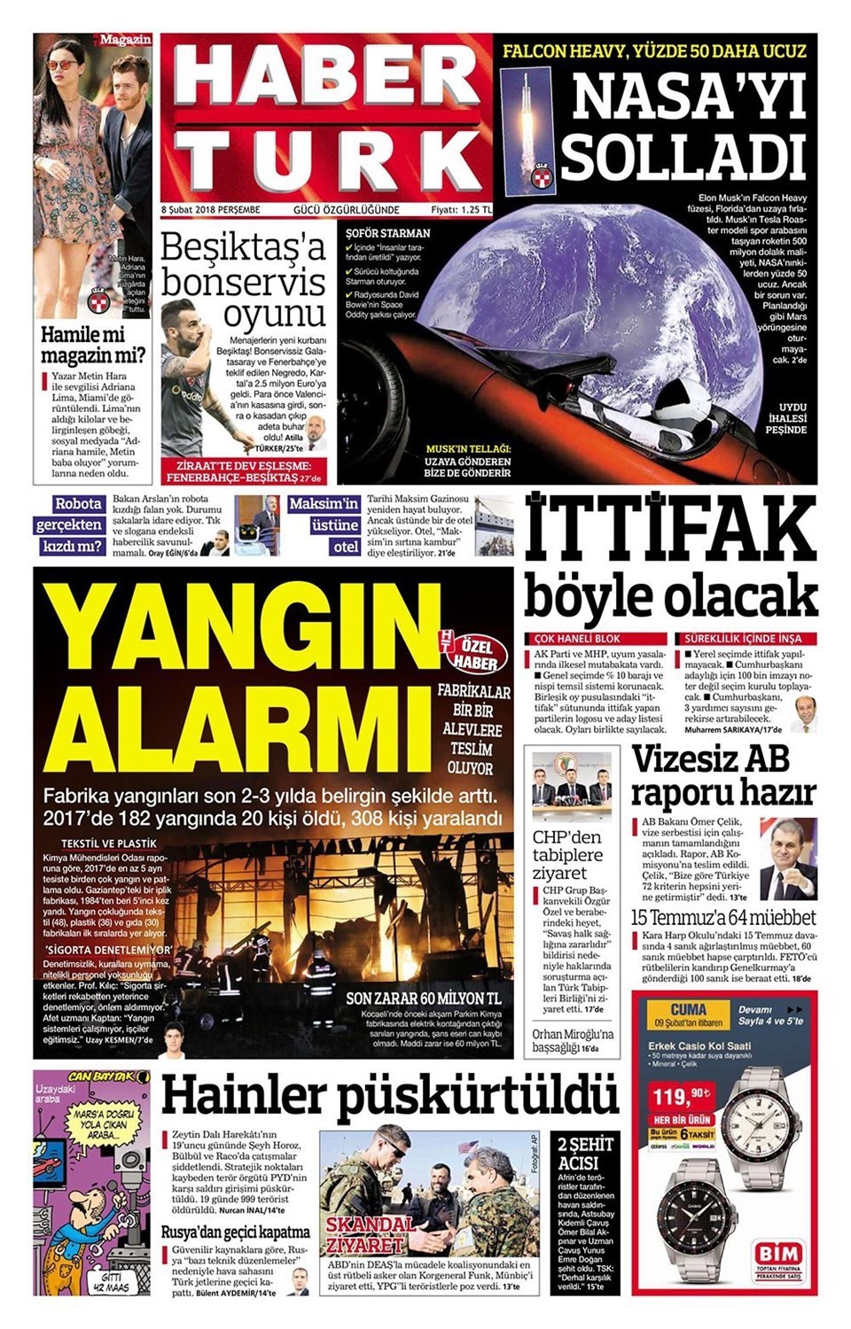 Günün gazete manşetleri (8 Şubat 2018) - Resim: 4