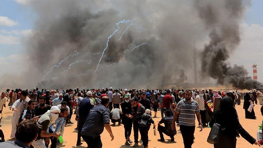 Gazze'de katliam: 59 ölü, 2771 yaralı