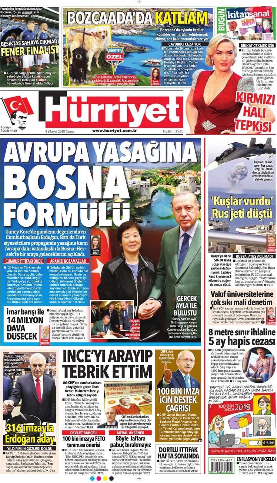 Günün gazete manşetleri (4 Mayıs 2018) - Resim: 2