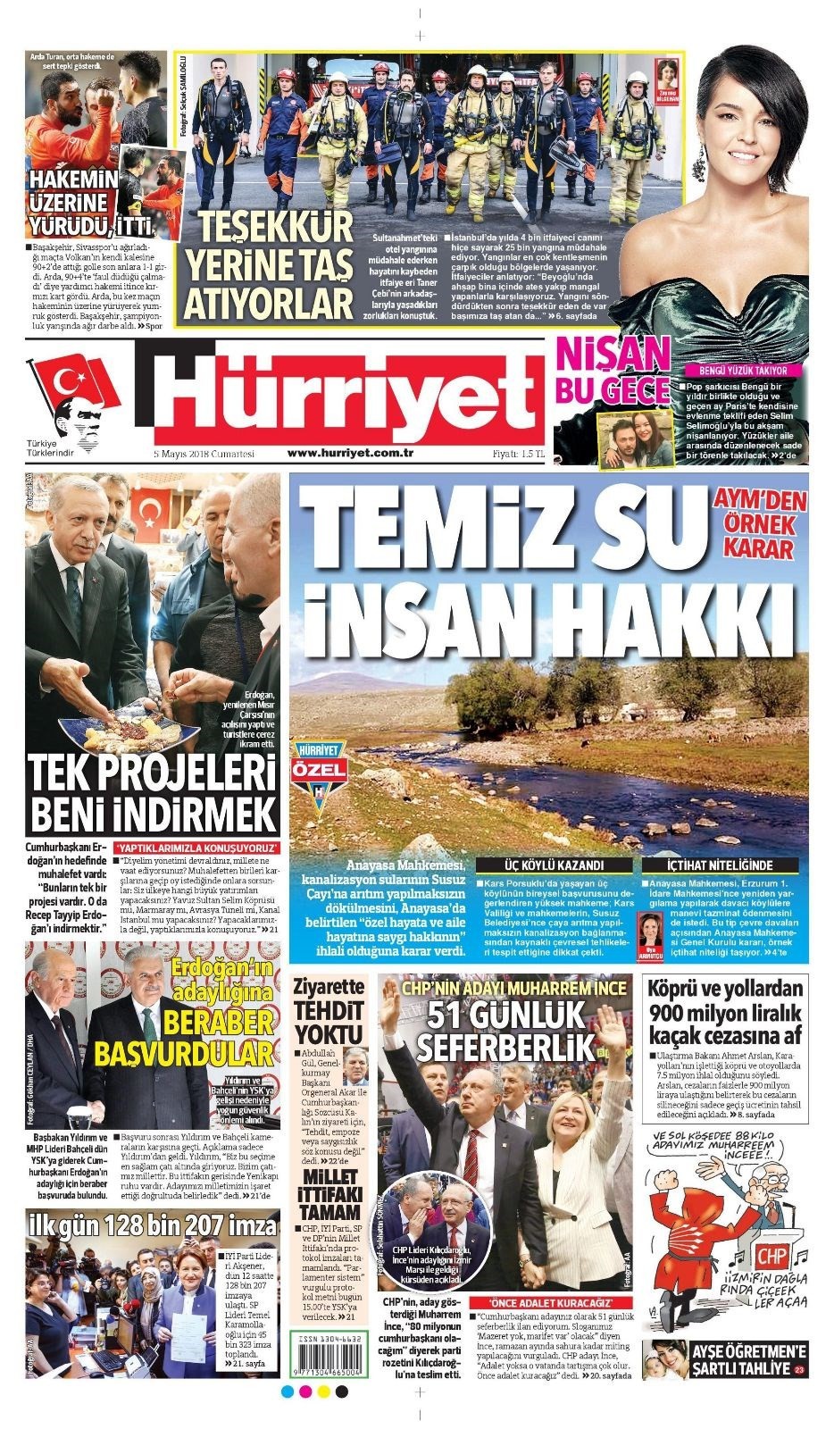 Günün gazete manşetleri (5 Mayıs 2018) - Resim: 2