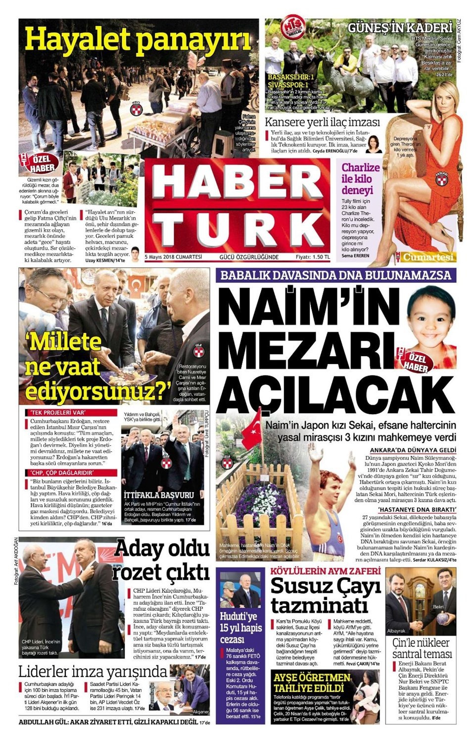 Günün gazete manşetleri (5 Mayıs 2018) - Resim: 4