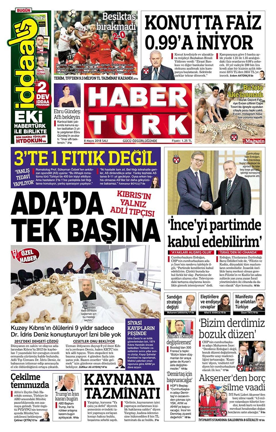 Günün gazete manşetleri (8 Mayıs 2018) - Resim: 4