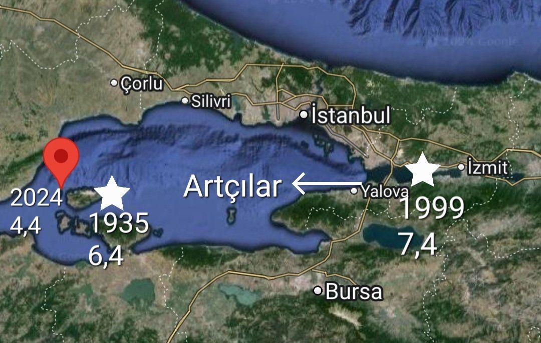 Marmara Denizi'ndeki deprem sonrası Prof. Dr. Şükrü Ersoy canlı yayında uyardı: 'Burası enteresan' - Resim: 2