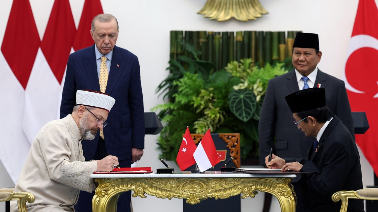 Türkiye ile Endonezya arasında 13 anlaşma imzalandı