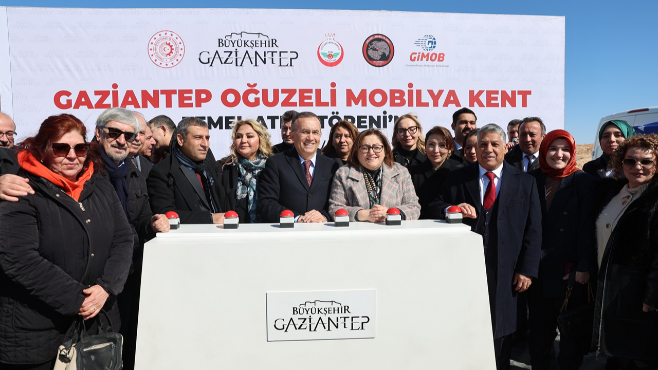 Gaziantep Mobilya Kent Projesi’nin temeli atıldı