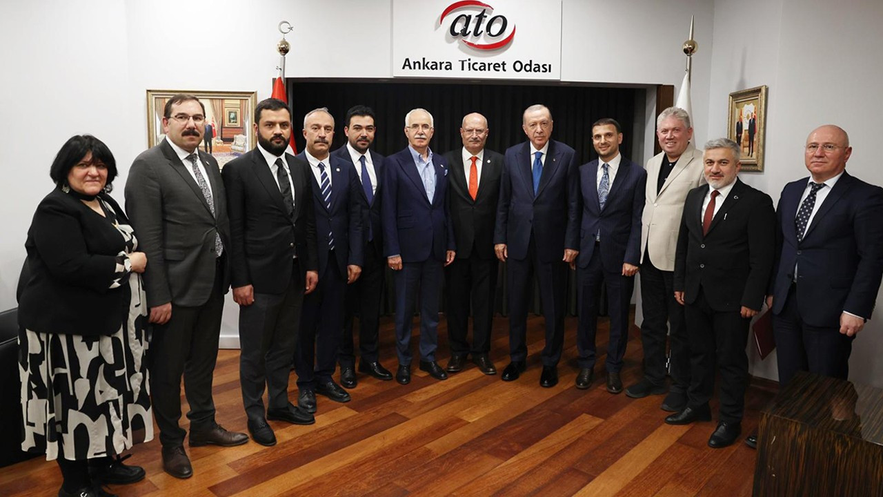 Cumhurbaşkanı Erdoğan'dan ATO'ya ziyaret