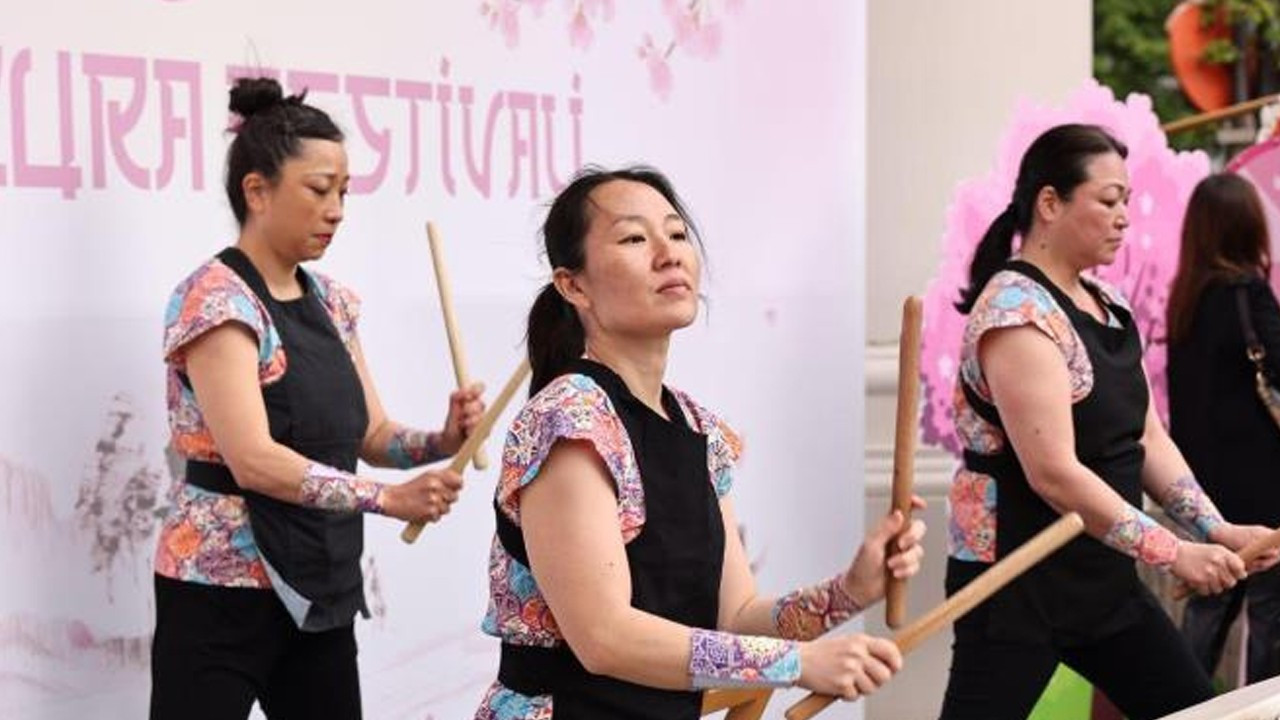‘Sakura Festivali’ keyifli anlara sahne oldu
