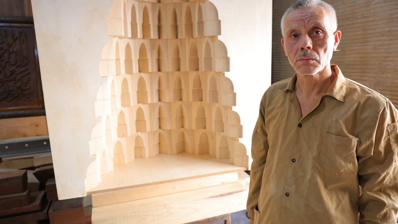 Kahramanmaraş’ta asırlık mukarnas sanatı ahşapla buluşuyor