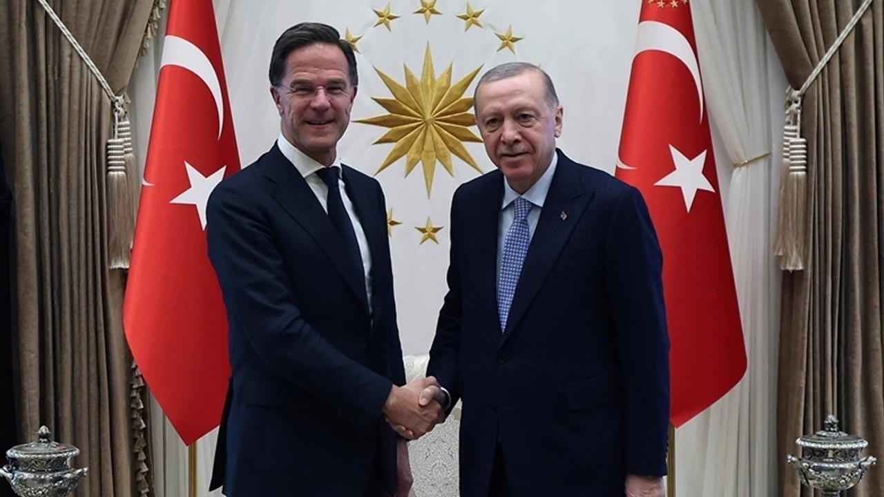 Son dakika: Cumhurbaşkanı Erdoğan, Rutte ile görüştü