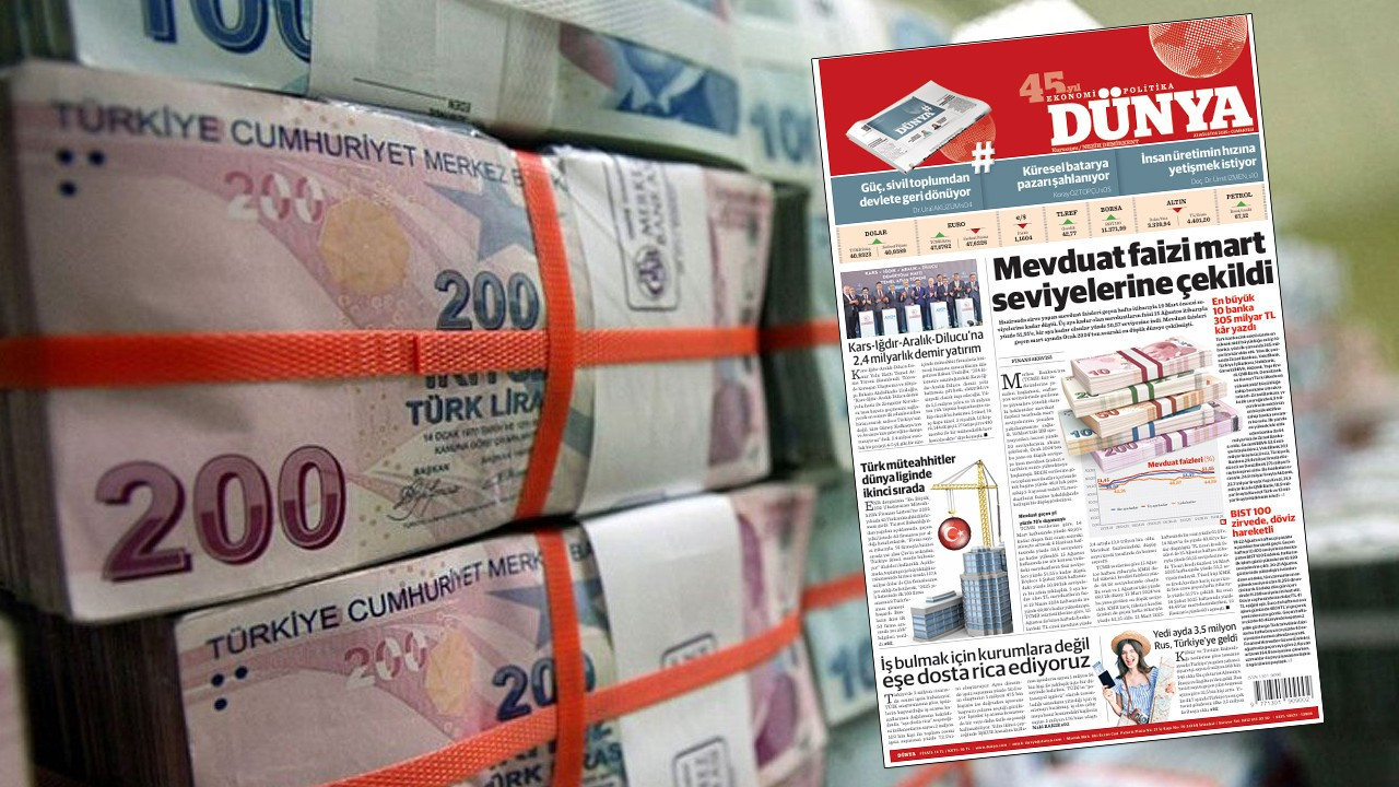 Mevduat faizi mart seviyelerine çekildi