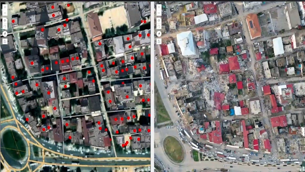 Deprem felaketinin izleri İHA görüntülerinde - Resim: 1