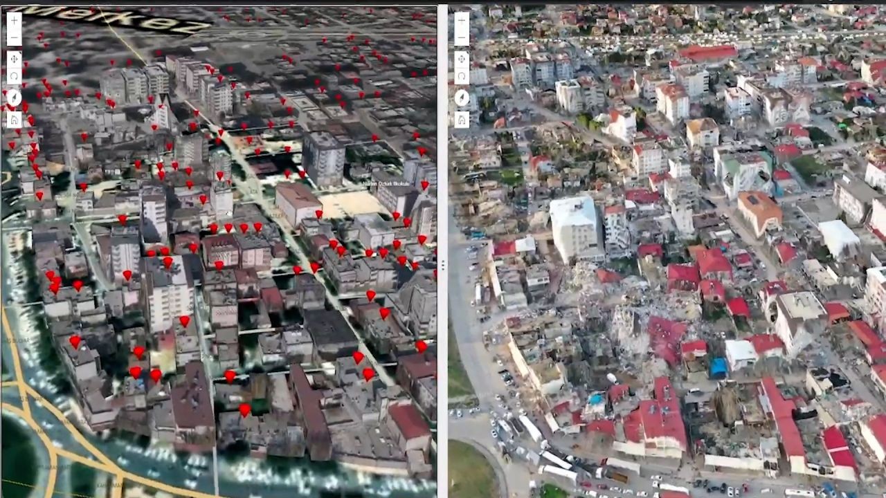 Deprem felaketinin izleri İHA görüntülerinde - Resim: 2