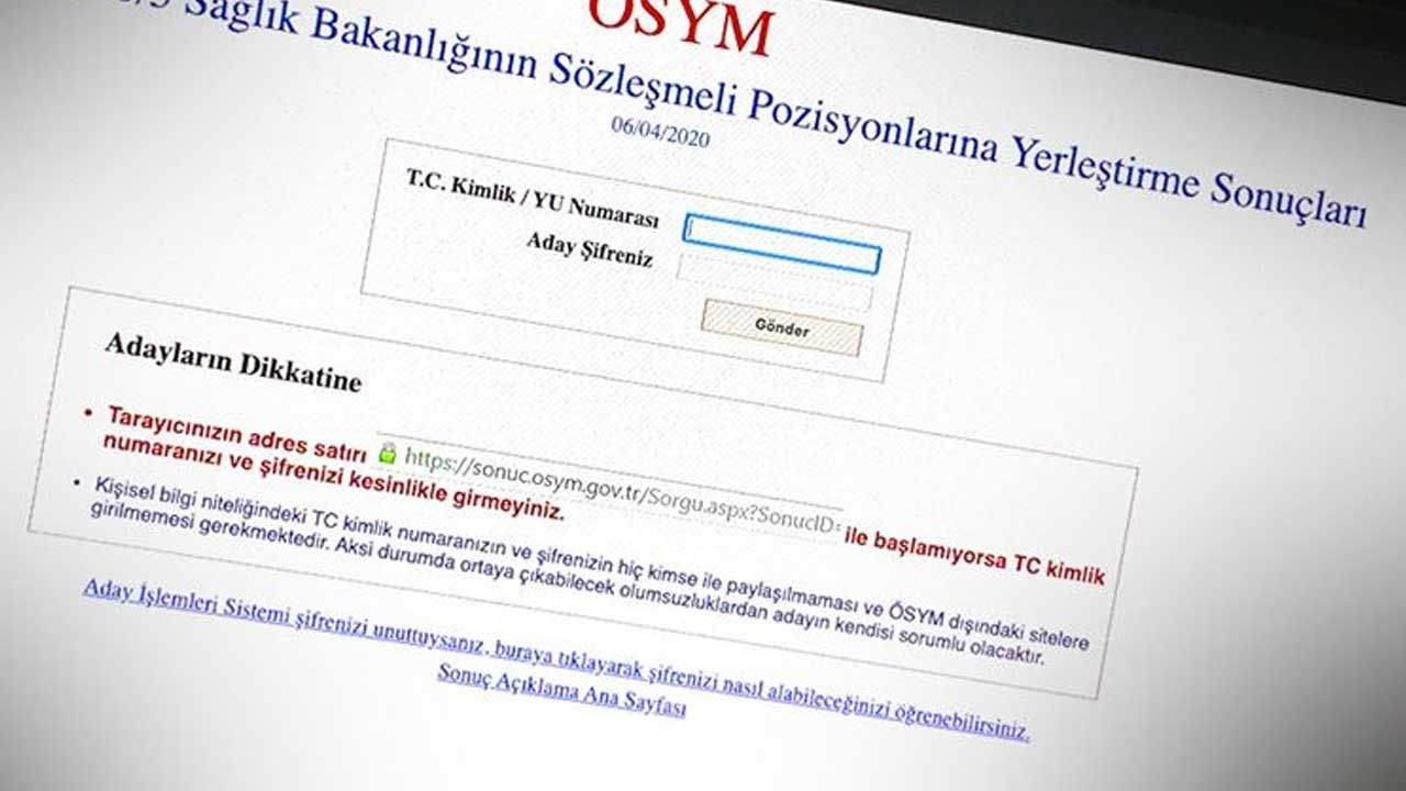 Sağlık Bakanlığı KPSS tercih sonuçları ilan edildi mi? SB KPSS tercih sonuçları ne zaman açıklanır? - Resim: 1