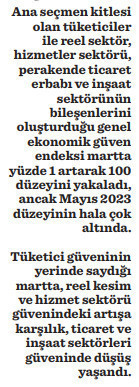 Ekonomik güven önceki seçime göre çok daha düşük - Resim : 1