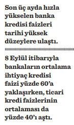 Faiz el yakıyor, kredi artık aslanın ağzında - Resim : 2