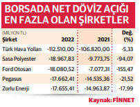 Halka a&ccedil;ık 244 şirketin d&ouml;viz pozisyonu artıda - Resim : 1