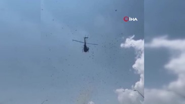 Vasiyeti yerine getirildi, gökten para saçıldı!