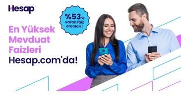 En yüksek mevduat faizleri hesap.com'da!