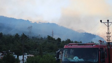 Hatay Dörtyol yanıyor! Söndürme çalışmaları devam ediyor