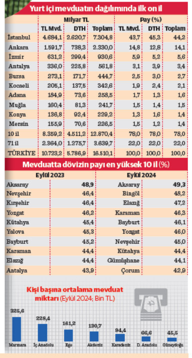 En 'dövizci' iller Aksaray, Bingöl, Elazığ ve Karaman - Resim : 1