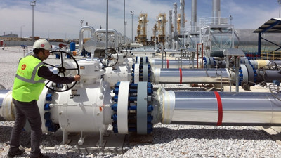 Türkiye'nin doğal gaz ithalatı, ekimde 30,4 azaldı