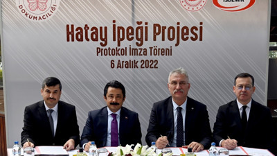 İsdemir'den Hatay İpeği’nin yaygınlaştırılmasına destek
