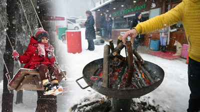 İstanbul'a en yakın kış turizm merkezi Kartepe beyaza büründü