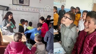 Köy okulundaki öğretmenin çağrısı karşılıksız kalmadı