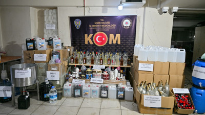 Polis sahte içki üretenlere göz açtırmıyor