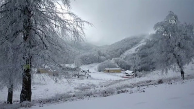 Yeni yıla karla girmek isteyenler için hazırlanıyorlar