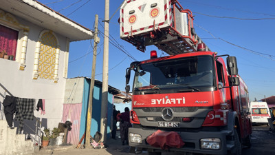 Müstakil evde çıkan yangında 1 bebek öldü