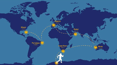 7 günde 7 kıtada 7 maraton koşacak