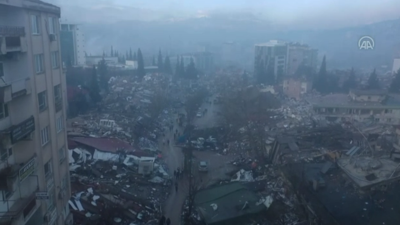 Depremin vurduğu Kahramanmaraş'tan dehşete düşüren video