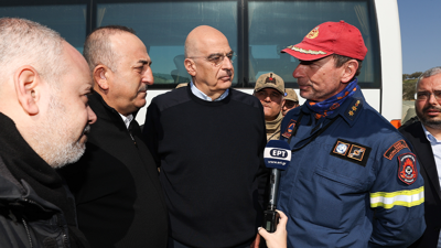 Yunanistan Dışişleri Bakanı'ndan Hatay'a ziyaret