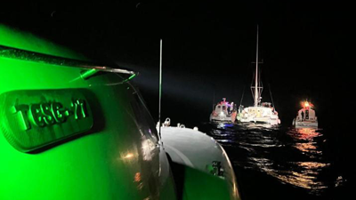 Marmaris açıklarında operasyon: Müteahhit tekneyle kaçarken yakalandı