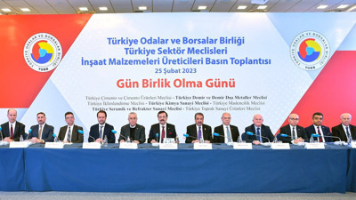 TOBB Başkanı Rifat Hisarcıklıoğlu duyurdu: Deprem konutlarının inşası için fiyat sabitleme tahhüdü