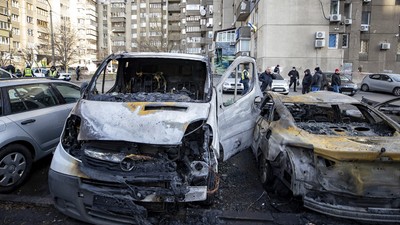 Kiev'de patlama sesleri