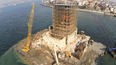 Tarihi Kız Kulesi ahşap imalatında sona gelindi