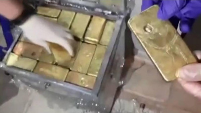 İstanbul'da 300 kilo sahte külçe altın ele geçirildi