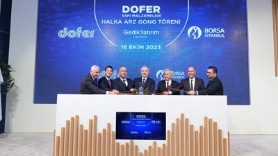Borsa İstanbul'da gong, Dofer Yapı için çaldı