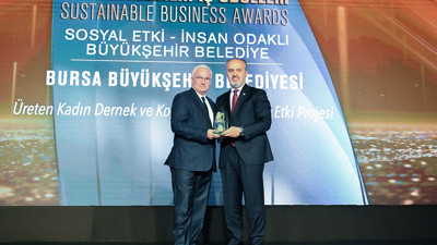 Bursa’ya ‘Sürdürülebilirlik’ ödülü