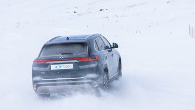 Togg T10X kar pistine çıktı