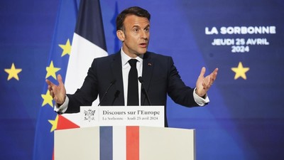 Macron, İsrail'i protesto eden öğrencileri kınadı