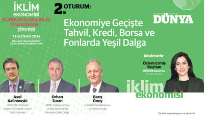 İklim Zirvesi'nde Ekonomiye Geçişte Tahvil, Kredi, Borsa ve Fonlarda Yeşil Dalga oturumu
