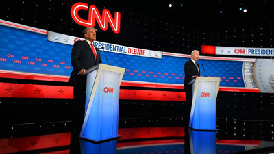 Joe Biden ve Donald Trump karşı karşıya