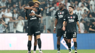 Beşiktaş sahasında gol şovla turladı