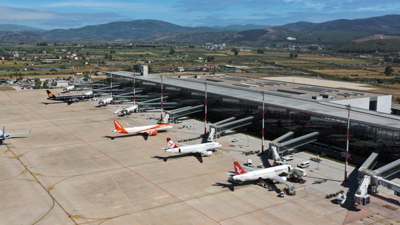 Milas-Bodrum Havalimanı'nı kullanan yolcu sayısı 9 ayda 3,74 milyona ulaştı