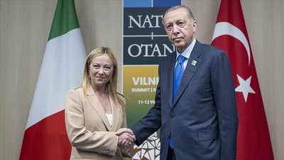 Son dakika: Cumhurbaşkanı Erdoğan, İtalya Başbakanı Meloni ile görüştü